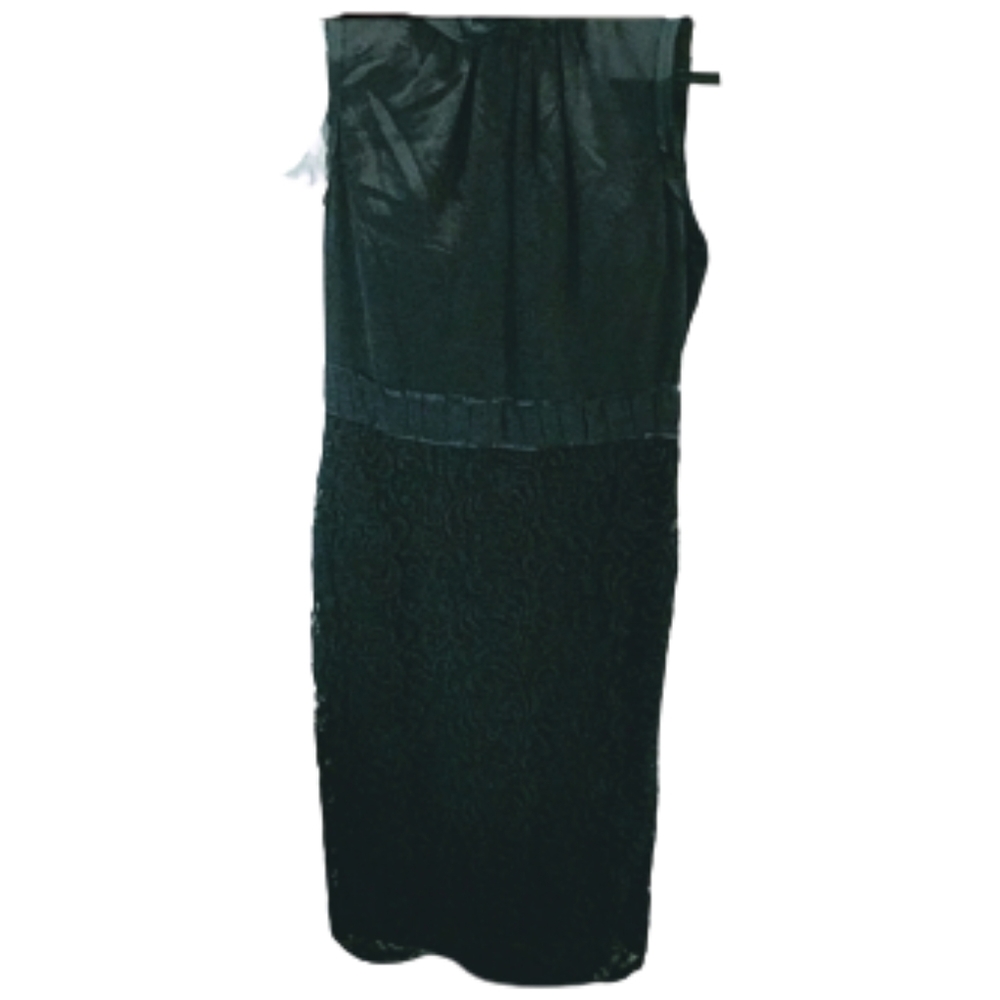 Magaschoni Silk and lace black dress - Picture 1 of 9